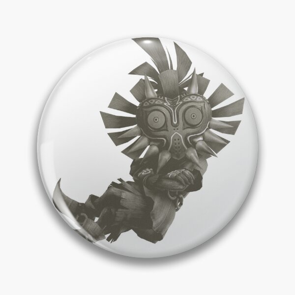 Item preview, Skull Kid | Zelda Majora’s Mask Vintage Monochrome Art designed and sold by ZOHRR.