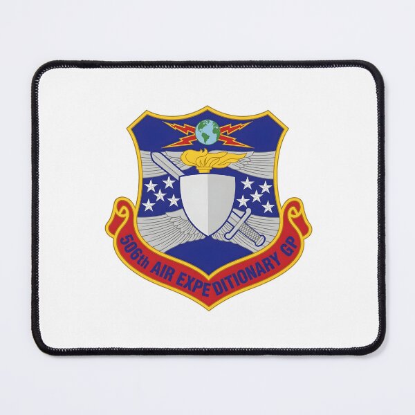 Item preview, 506th Air Expeditionary Group Organizational Shield Patch designed and sold by CharlieDesings.