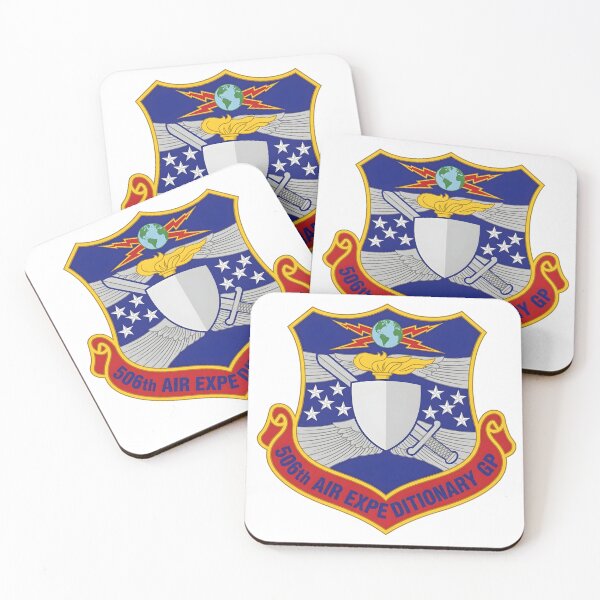 Item preview, 506th Air Expeditionary Group Organizational Shield Patch designed and sold by CharlieDesings.