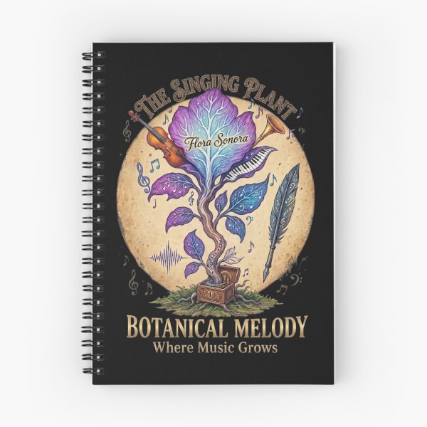 Item preview, Botanical Melody Singing Plant T-shirt | Plant Music Graphic Tee designed and sold by SONOONDESIGN.