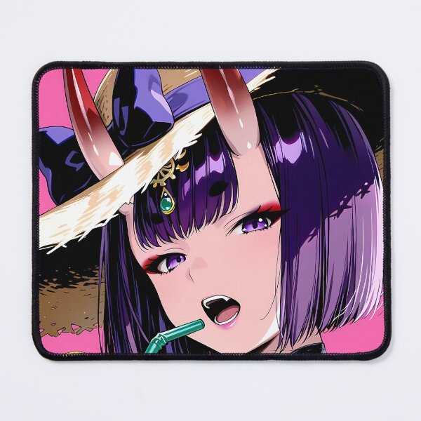 Item preview, Shuten Douji Fate Grand Order Pink Summer Oni Closeup designed and sold by justnickthings.
