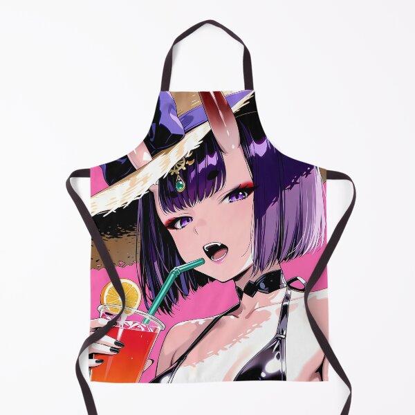 Item preview, Shuten Douji Fate Grand Order Pink Summer Oni Closeup designed and sold by justnickthings.