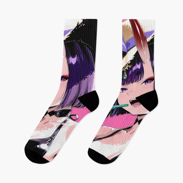 Item preview, Shuten Douji Fate Grand Order Pink Summer Oni Closeup designed and sold by justnickthings.