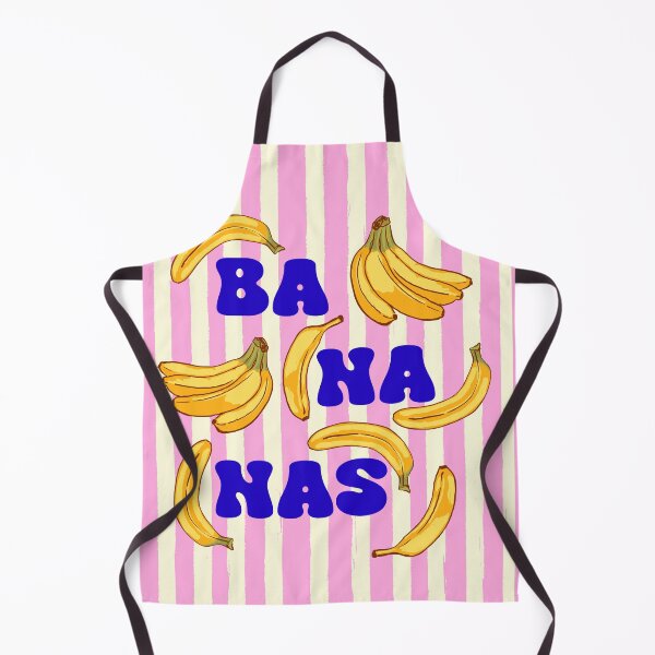 Item preview, Summer Fruit Banana in Pink Stripes Tropical Illustration designed and sold by MaiZephyr.