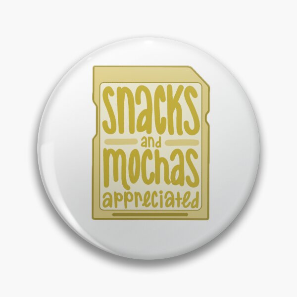 Item preview, snacks and mochas SD Card yellow designed and sold by carbocreates.