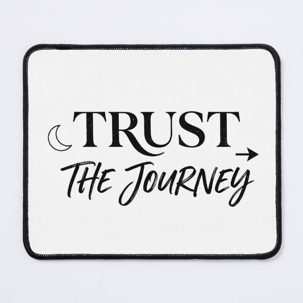 Item preview, Trust The Journey | Inspirational Typography Design designed and sold by lalitacreations.