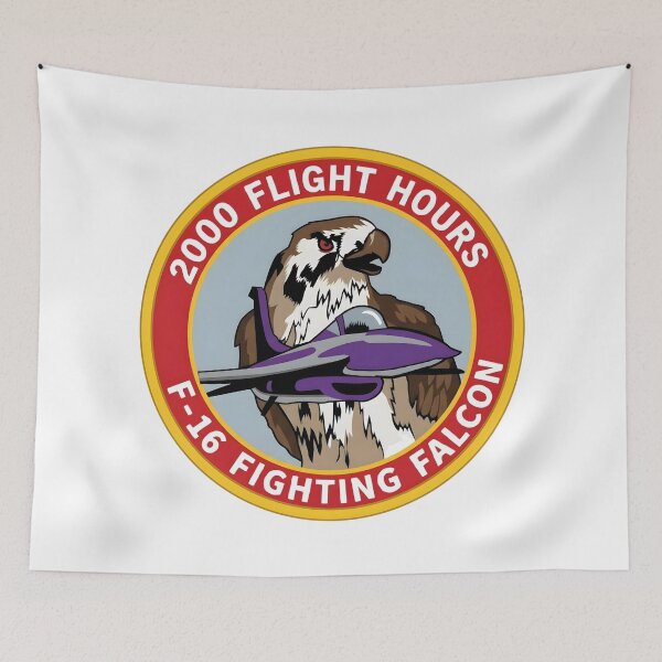 Item preview, F-16 Fighting Falcon 2000 Flight Hours Milestone Insignia designed and sold by CharlieDesings.