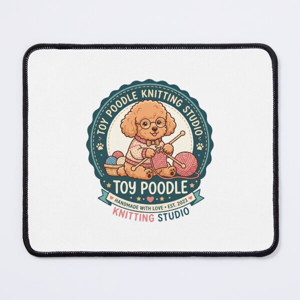 Item preview, Toy Poodle Knitting Studio Yarn Craft Needles designed and sold by PictoVibe.