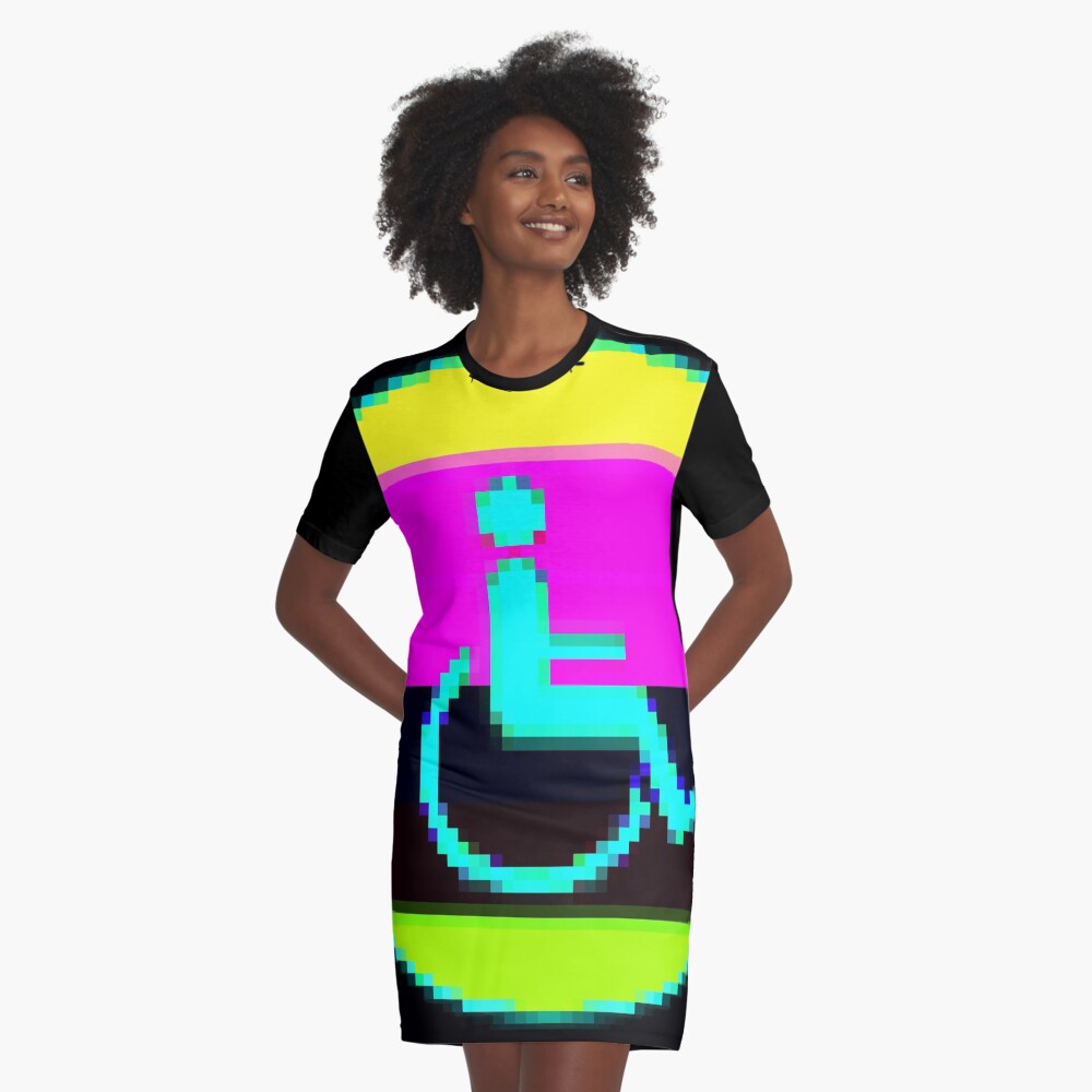 Handicap and singularity VI by RootCat and marie b. Graphic T-Shirt Dress