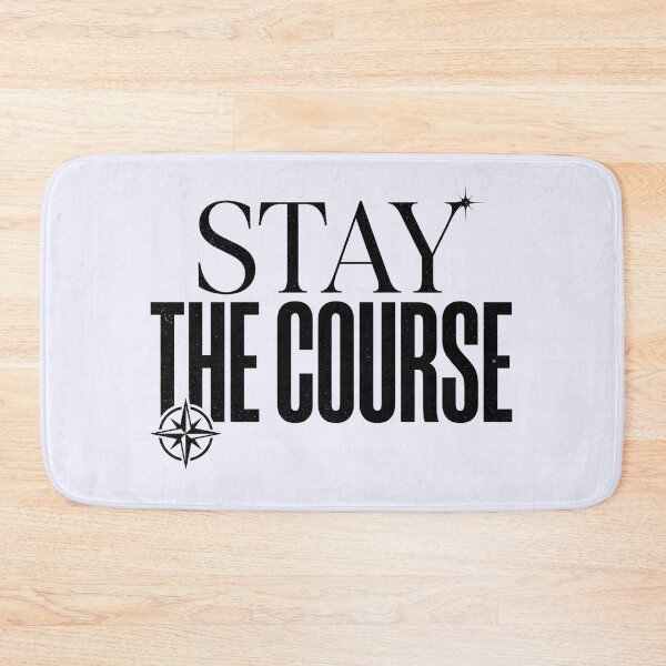 Item preview, Stay The Course | Minimal Mindset Typography designed and sold by lalitacreations.