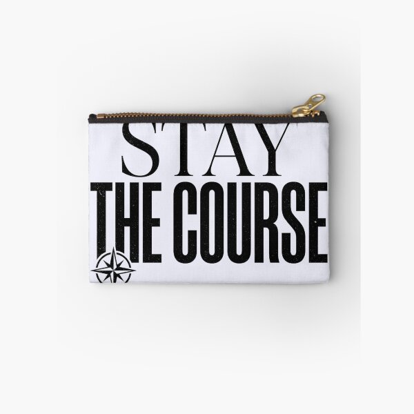Item preview, Stay The Course | Minimal Mindset Typography designed and sold by lalitacreations.