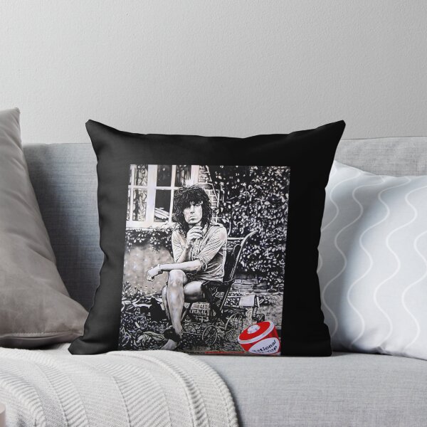 Item preview, High Contrast Graphic Illustration of a Sitting Man with Long Hair designed and sold by Hampra.