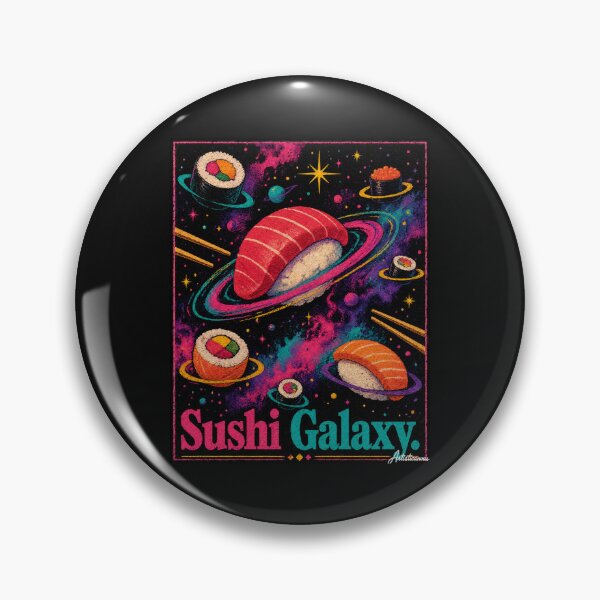 Item preview, Sushi Galaxy Pop Art Space Adventure designed and sold by Artisticanvas.