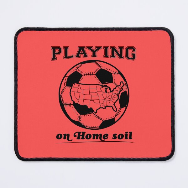 Item preview, Playing on Home Soil — USA Map Soccer Ball Graphic T-Shirt | World Cup 2026 American Soccer Gift designed and sold by ArtofDari.