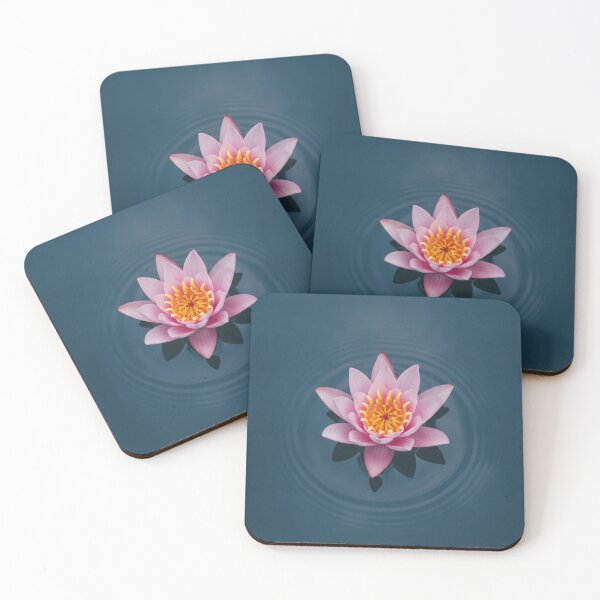 Item preview, Lotus Flower in the Water | Minimalist Zen Art designed and sold by HeyHas.