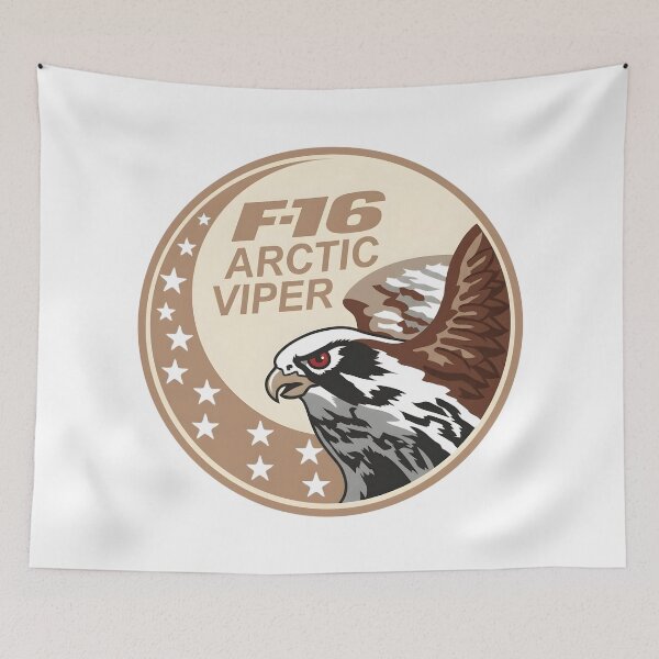 Item preview, USAF F-16 Arctic Viper Aggressor Squadron Patch designed and sold by CharlieDesings.