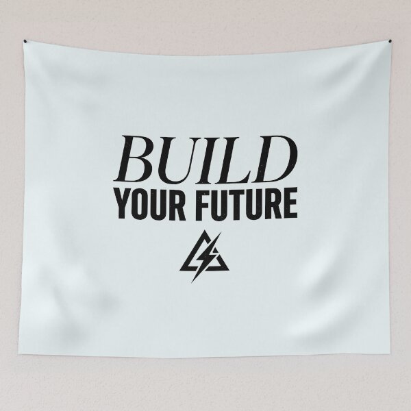 Item preview, Build Your Future | Bold Typography Artwork designed and sold by lalitacreations.