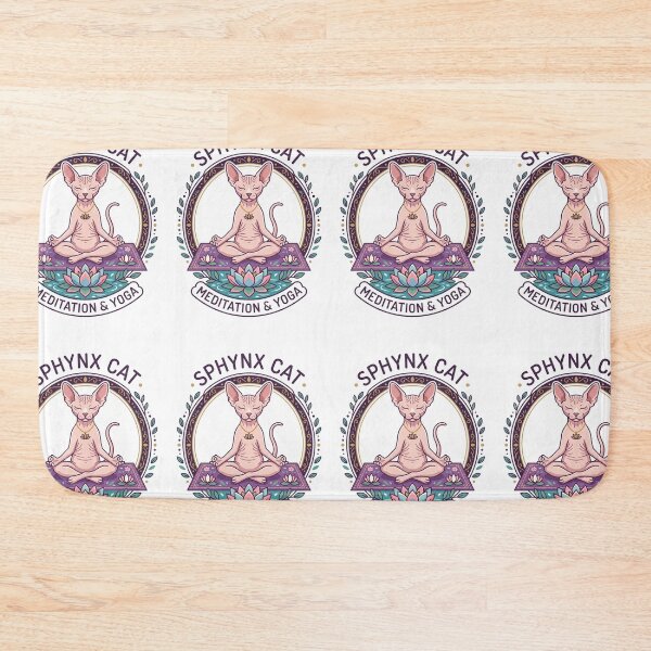 Item preview, Sphynx Cat Meditation Yoga Mindfulness Zen designed and sold by PictoVibe.