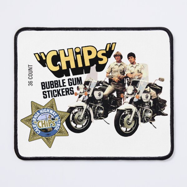 Item preview, CHiPs designed and sold by The Retromotel.