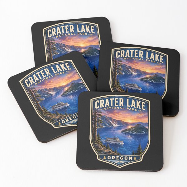 Item preview, Crater Lake National Park Oregon Vintage Tour Boat Badge designed and sold by Swanny's Custom T-shirt and Gift Designs.