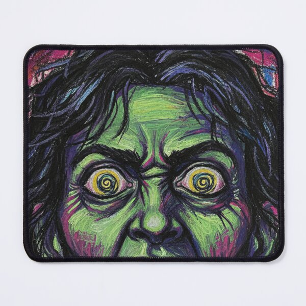 Item preview, Mutant Scream | Expressionist Horror Portrait designed and sold by HeyHas.