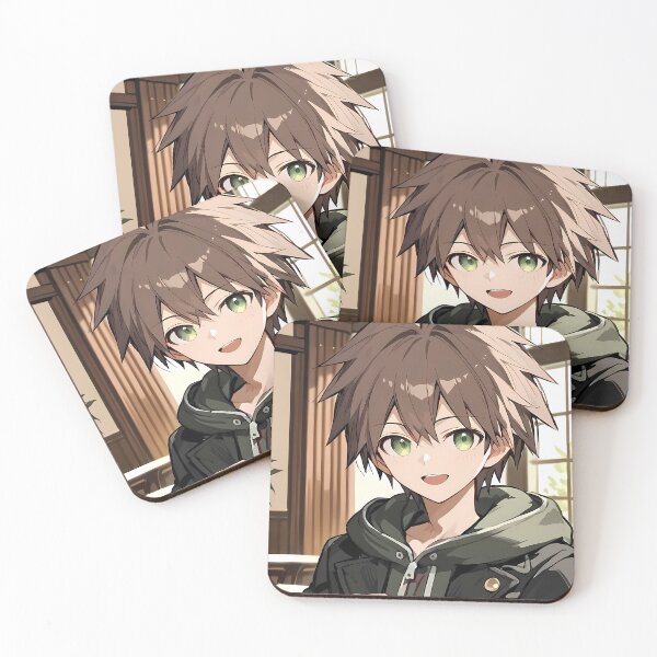 Item preview, Makoto Naegi Danganronpa Bright Classroom Smile designed and sold by MicaheHaffner.