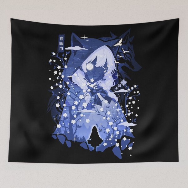 Item preview, Azure Maiden in the Dark Forest designed and sold by virgiaone.