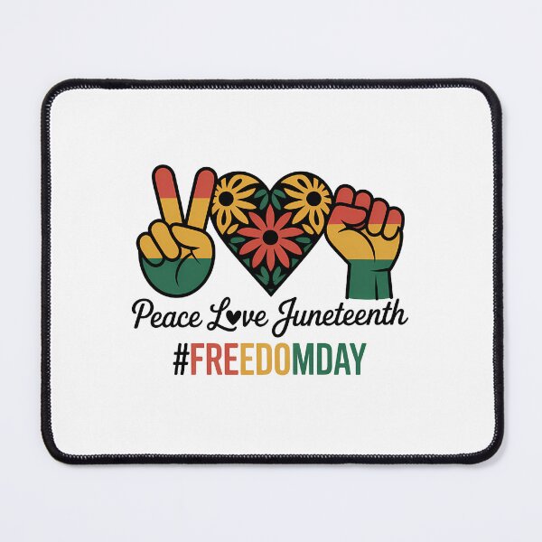 Item preview, Peace Love Juneteenth 1865 Freedom Day African American designed and sold by sailorjessiArt.