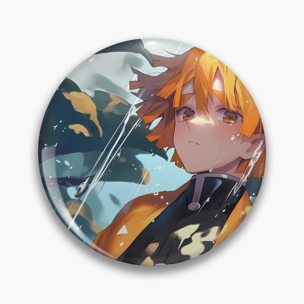 Item preview, Zenitsu Agatsuma Demon Slayer Rainy Forest Daylight Calm designed and sold by MicaheHaffner.