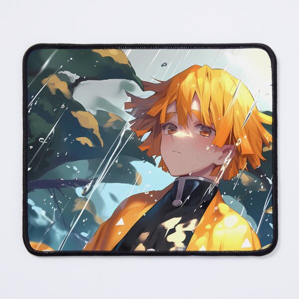 Item preview, Zenitsu Agatsuma Demon Slayer Rainy Forest Daylight Calm designed and sold by MicaheHaffner.