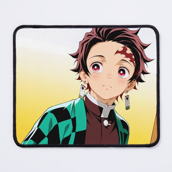 Item preview, Tanjiro Kamado Demon Slayer Soft Blush Cozy Indoors Sunset designed and sold by MicaheHaffner.