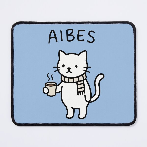 Item preview, Cozy White Cat Drinking Hot Coffee Scarf designed and sold by Amir Faysal.