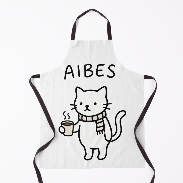 Item preview, Cozy White Cat Drinking Hot Coffee Scarf designed and sold by Amir Faysal.