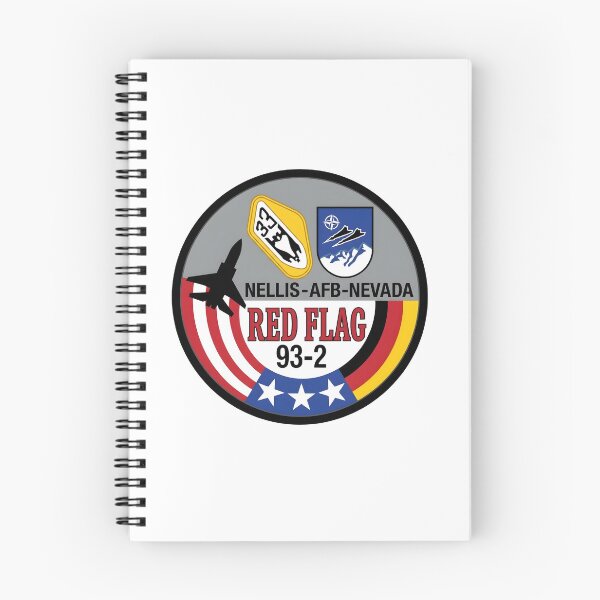Item preview, "Red Flag 93-2" Nellis Air Force Base Commemorative Training Patch designed and sold by CharlieDesings.