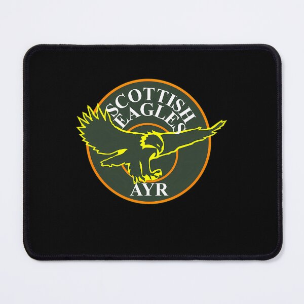 Item preview, Golden Eagle Silhouette with Outstretched Wings on Dark designed and sold by Musa-Merch.