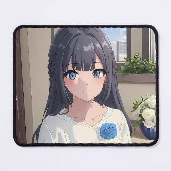 Item preview, Shoko Makinohara Bunny Girl Senpai White Roses Morning designed and sold by MicaheHaffner.