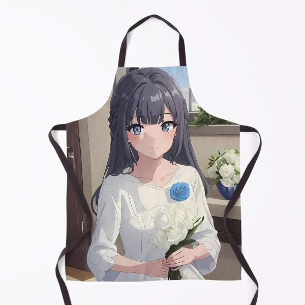 Item preview, Shoko Makinohara Bunny Girl Senpai White Roses Morning designed and sold by MicaheHaffner.