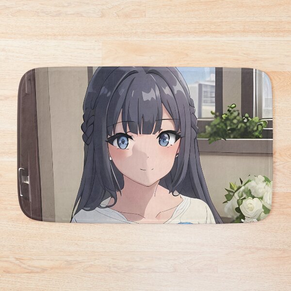 Item preview, Shoko Makinohara Bunny Girl Senpai White Roses Morning designed and sold by MicaheHaffner.