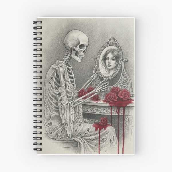 Item preview, Eternal Beauty | Skeleton in Front of the Mirror designed and sold by HeyHas.