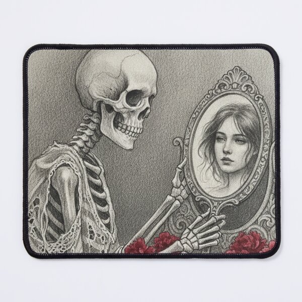 Item preview, Eternal Beauty | Skeleton in Front of the Mirror designed and sold by HeyHas.