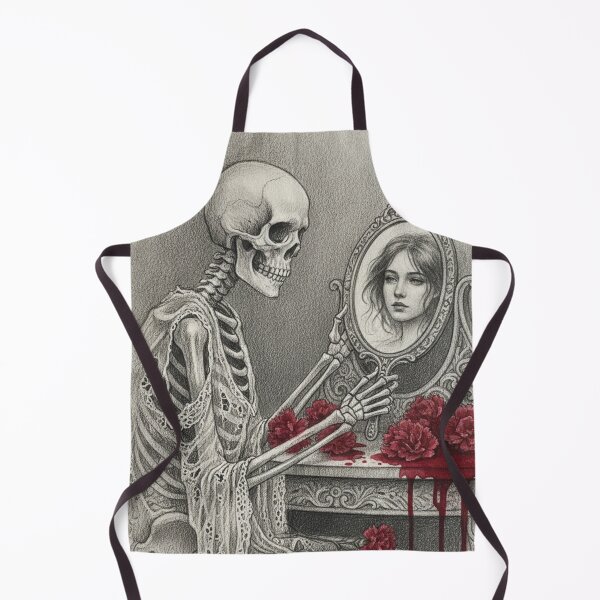 Item preview, Eternal Beauty | Skeleton in Front of the Mirror designed and sold by HeyHas.