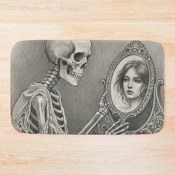 Item preview, Eternal Beauty | Skeleton in Front of the Mirror designed and sold by HeyHas.