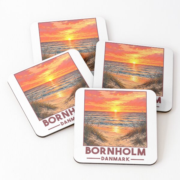 Item preview, Bornholm Denmark Sunset designed and sold by blankshirt.