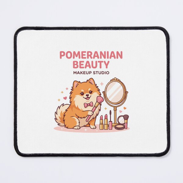 Item preview, Pomeranian Beauty Makeup Studio Cosmetic Vanity designed and sold by PictoVibe.