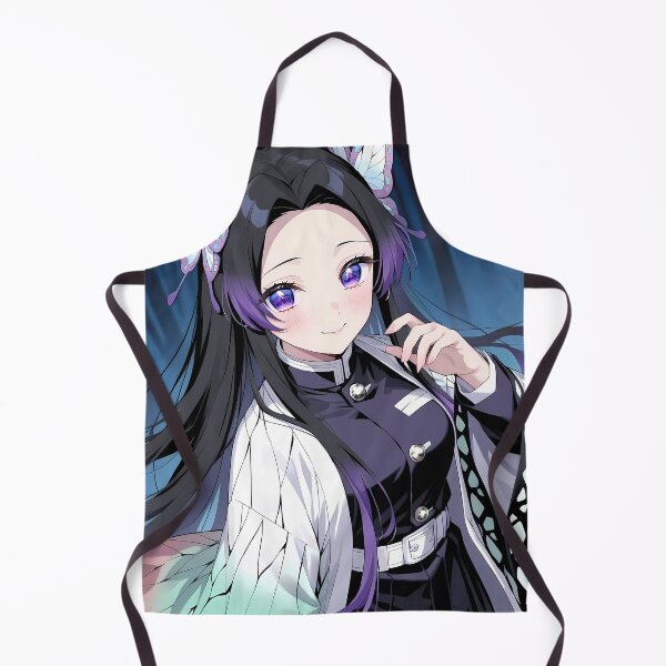 Item preview, Shinobu Kocho Demon Slayer Moonlit Butterfly Smile designed and sold by MicaheHaffner.