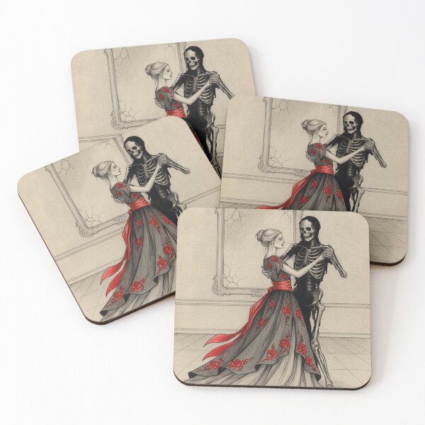 Item preview, Eternal Dance | Gothic Love between Skeletons designed and sold by HeyHas.
