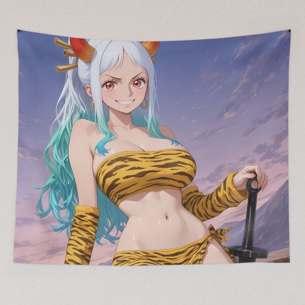 Item preview, Yamato One Piece Twilight Smile With Mountain Warrior Vibe designed and sold by MicaheHaffner.