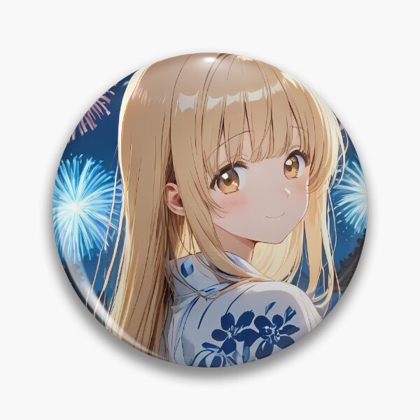 Item preview, Mahiru Shiina Angel Next Door Festival Fireworks Yukata Night Glow designed and sold by MicaheHaffner.