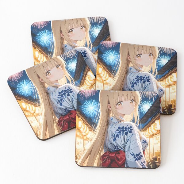 Item preview, Mahiru Shiina Angel Next Door Festival Fireworks Yukata Night Glow designed and sold by MicaheHaffner.