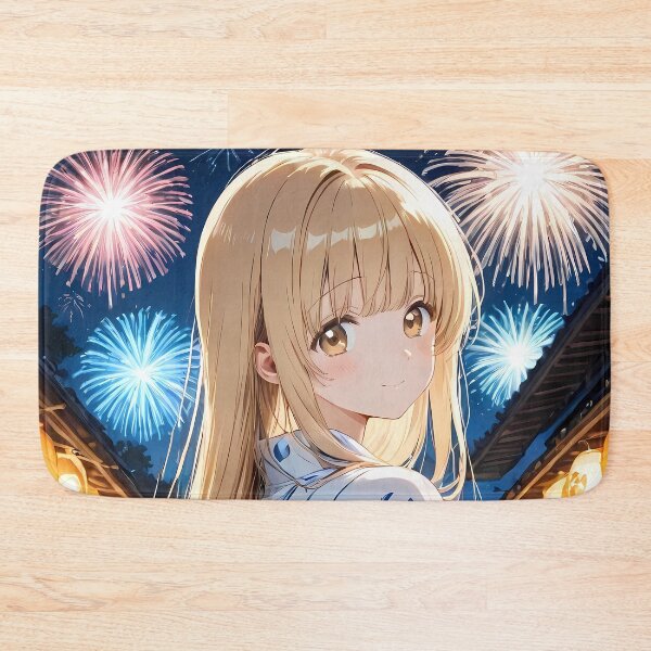 Item preview, Mahiru Shiina Angel Next Door Festival Fireworks Yukata Night Glow designed and sold by MicaheHaffner.
